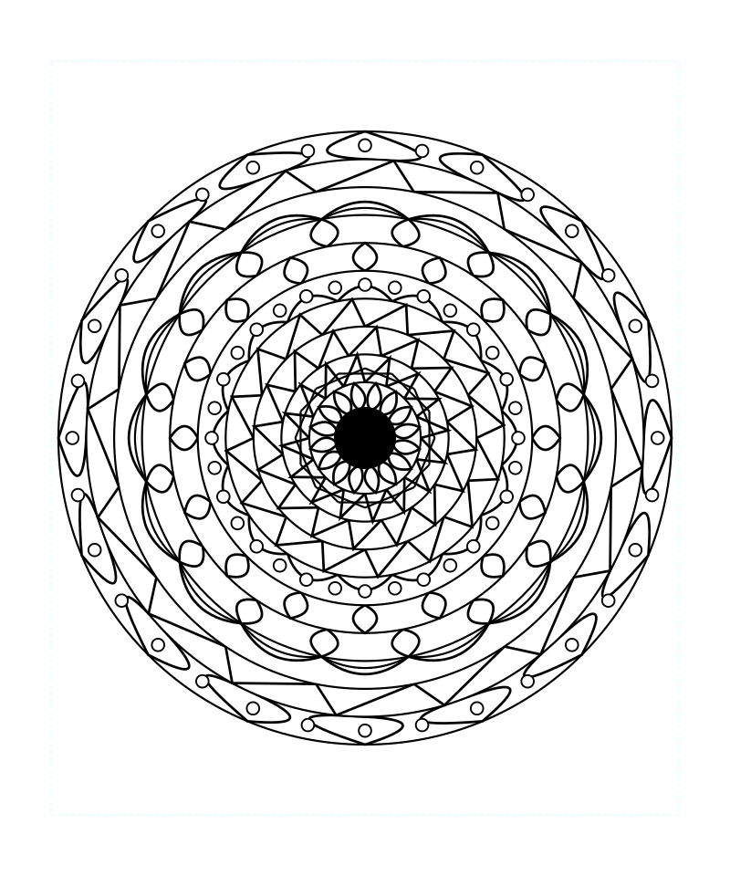 Cosmic Sacred Geometry Mandala Free Download Svg