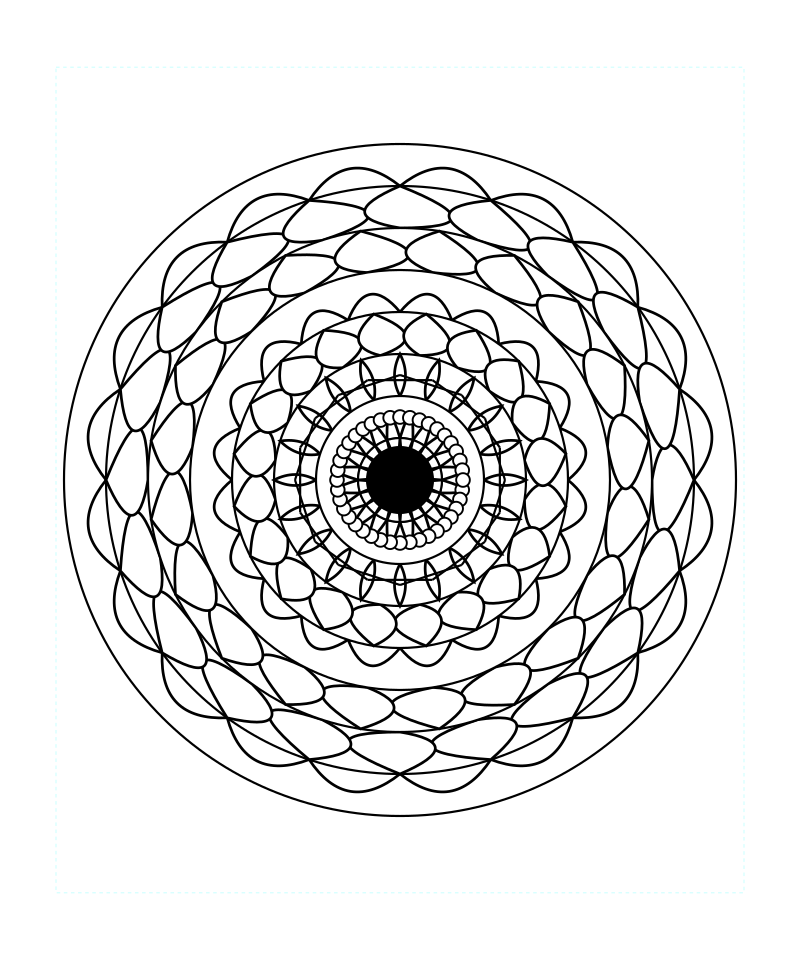 Floral Sacred Geometry Mandala Free Download Svg