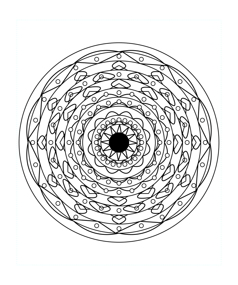 Free Printable Sacred Geometry Mandala Coloring Page For Mindfulness