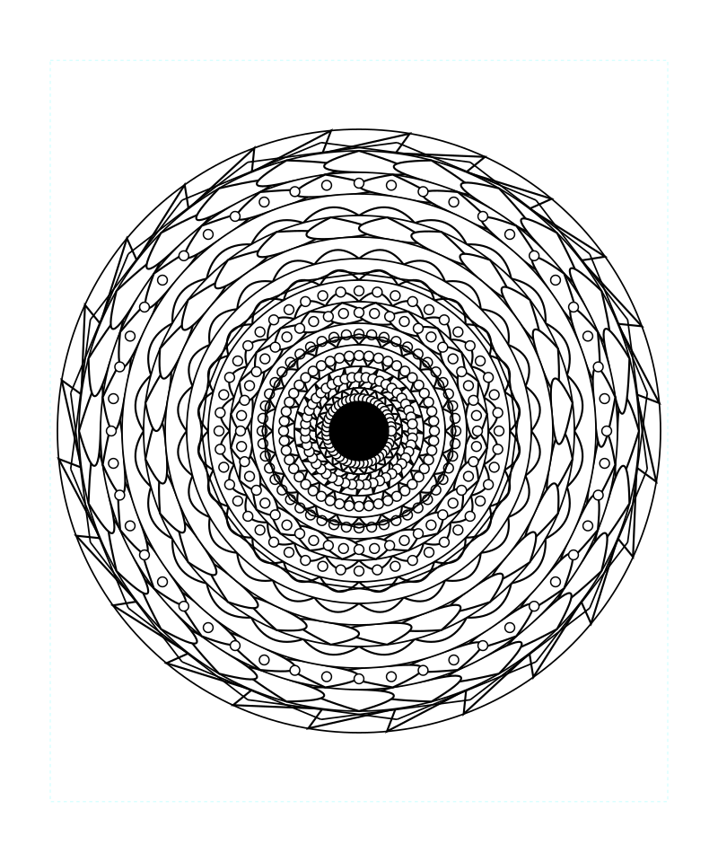 Intricate Sacred Geometry Mandala Coloring Page Free Printable