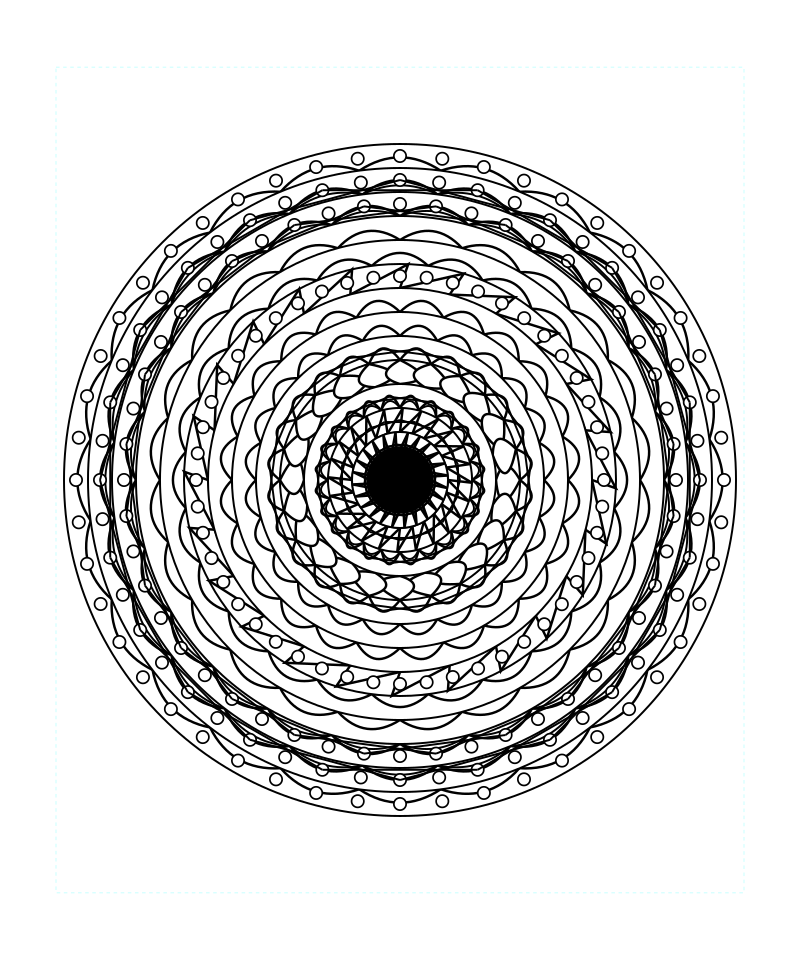 Zen Sacred Geometry Mandala Coloring Page Free Printable